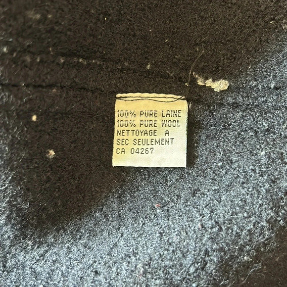 COPY - Wool vintage navy  blue vest - Picture 6 of 6